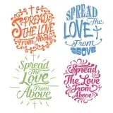 Spread Love SVG Cuttable Designs