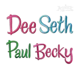 Stanley Digitizing Machine Embroidery Font By Apex