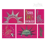 Statue of Liberty NYC New York City Machine Embroidery Designs by Apex All