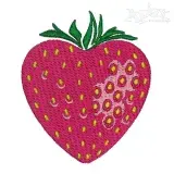 Strawberry Embroidery Design