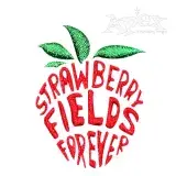 Strawberry Fields Forever Embroidery Design