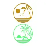 Sunset Beach SVG Cuttable Design