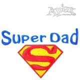 Super Dad Embroidery Design #2