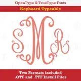 Suzanne Curlz Monogram TrueType Font