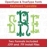 Sweet Briar Monogram Basic True Type Font