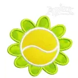 Tennis Ball Sun Flowers Embroidery Designs