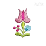 Tiny Decorative Flower Machine Embroidery Design