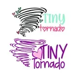 Tiny Tornado SVG Cuttable Design