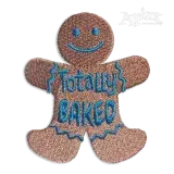 Totally Baked Christmas Gingerbread Machine Embroidery Design