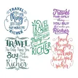 Travel Pack SVG Cuttable Designs