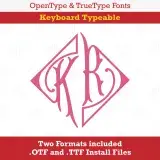 Triangle Two Monogram TrueType Font