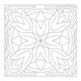 Tulip Flowers Quilt Block Embroidery Design