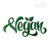 Vegan Machine Embroidery Design by Apex