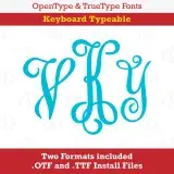 Victor Monogram TrueType Font
