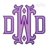 Vienna Fire 3-letter Monogram Machine Embroidery Diamond