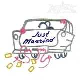 Wedding Car Embroidery Designs