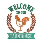 Welcome to Our Farmhouse Embroidery Design