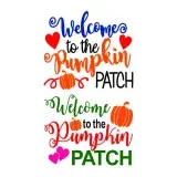 Welcome to the Pumpkin Patch SVG Cuttable Design