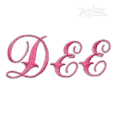 Wick Script Machine Embroidery Font by Apex Alphabet