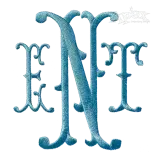 Wicks Candle Machine Embroidery Font Alphabet