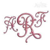 Wicks Elegant Letters Machine Embroidery Font by Apex