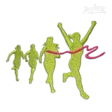 Runner 5k Embroidery Design by Apex Digitizing