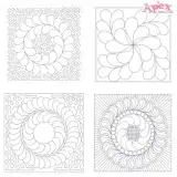 Wreath Quilt Block Embroidery Designs Bundle thumbnail