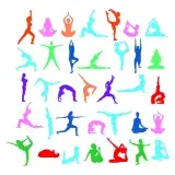 Yoga Decal Cuttable Designs