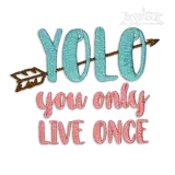 Yolo Machine Embroidery Design