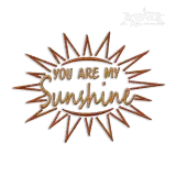 You Are My Sunshine Machine Embroidery Designs by Apex