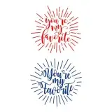 You're My Favorite SVG Cuttable Design
