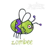 Zombee Embroidery Designs