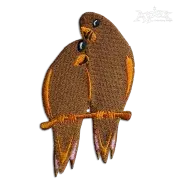 Cuddling Loving Birds Machine Embroidery Design | Apex