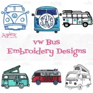 van bus embroidery design thumbnail