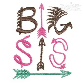 Big Sister Embroidery Design