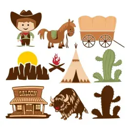Cowboy Western Svg Cuttable Designs
