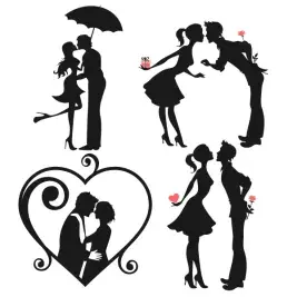 Love Couple Svg Cuttable Designs