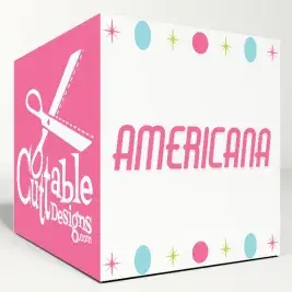 Americana Svg Cuttable Font