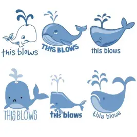 This Blows Whale Cuttable Design
