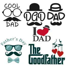 Cool Father Dad Cuttable Design