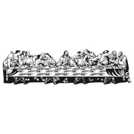 Last Supper Svg Cuttable Designs