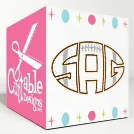 Football Oval Svg Cuttable Fonts