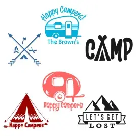 Camping Svg Cuttable Design