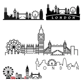 London Pack SVG Cuttable Designs