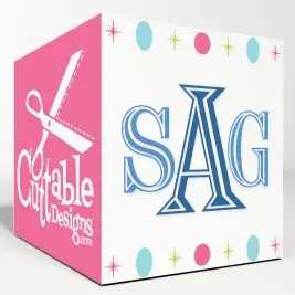 Chisel Monogram SVG Cuttable Fonts