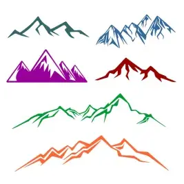 Mountain Pack SVG Cuttable Designs