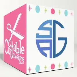 Round SVG Cuttable Fonts