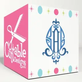 Fleur Monogram Embroidery Fonts