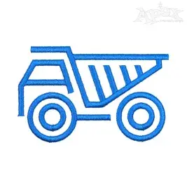 Construction Truck Embroidery Designs