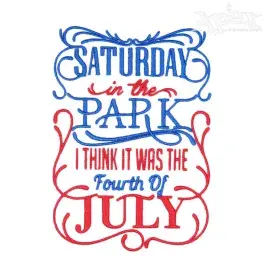 American USA flag Saturday Pack Embroidery Designs